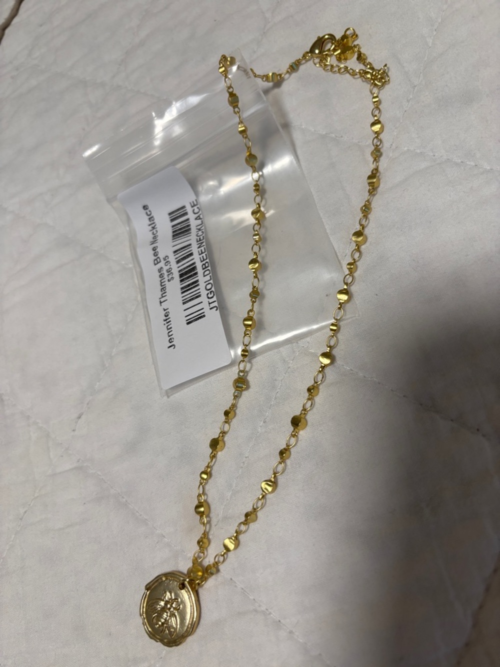 Jennifer Thames Bee Necklace